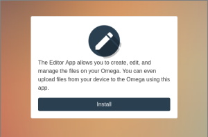 Instalación app en consola